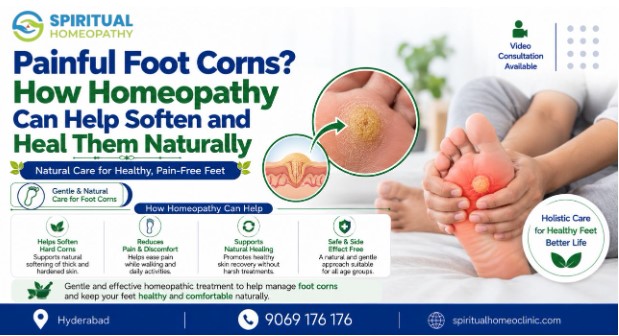 Painful Foot Corns? How Homeopathy Can Help Soften and Heal Them Naturally Corn Treatment with Homeopathy